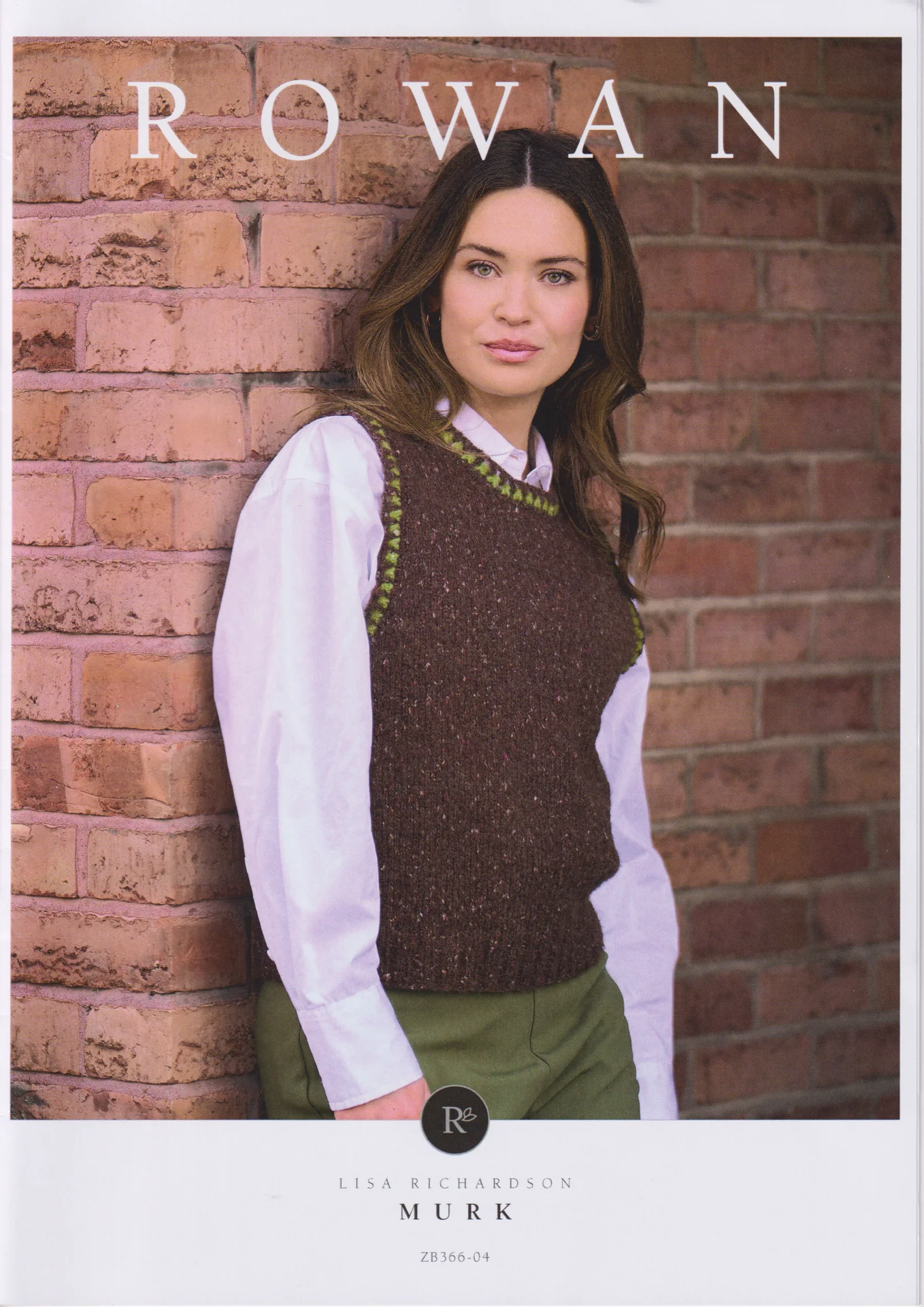 Rowan Pattern Fine 8 Ply Murk Vest