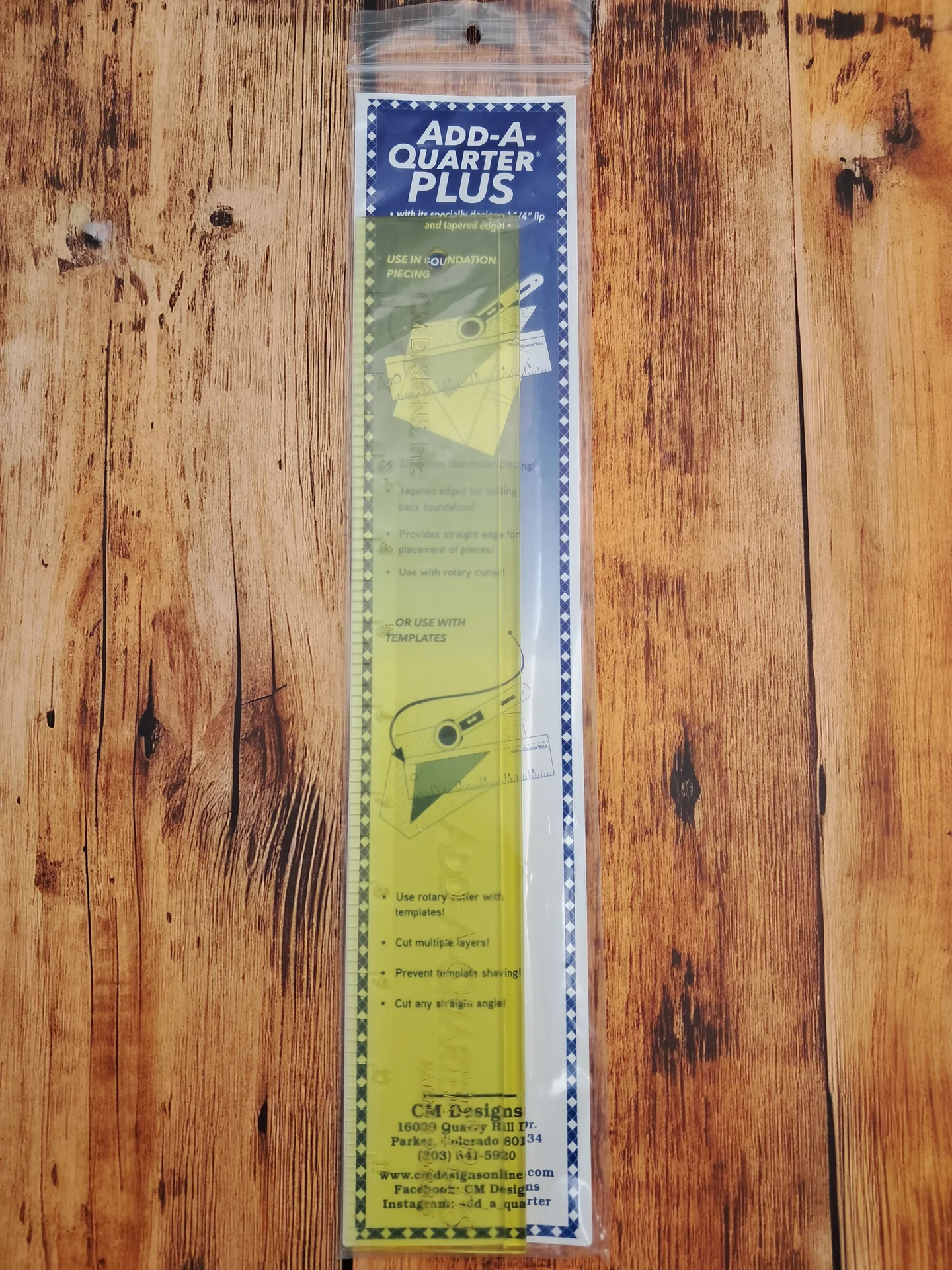 Ruler Add A Quarter 12 Inch Plus