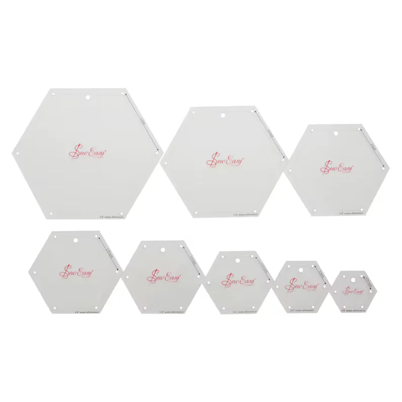 Sew Easy Set Of 8 Mini Hexagons
