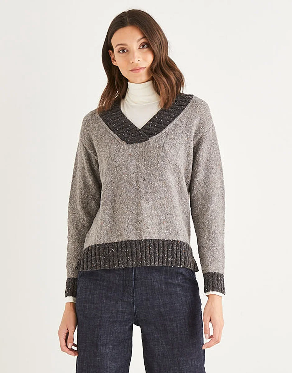 Sirdar Haworth Tweed Patterns 10151 Jumper