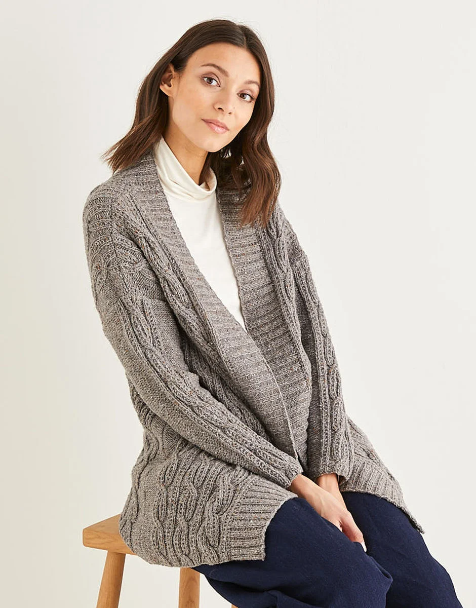 Sirdar Haworth Tweed Patterns 10152 Cardigan