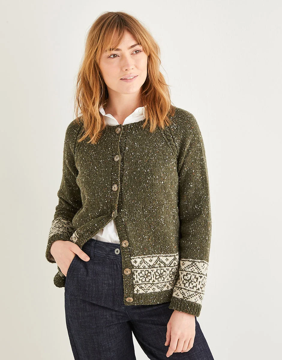 Sirdar Haworth Tweed Patterns 10156 Cardigan