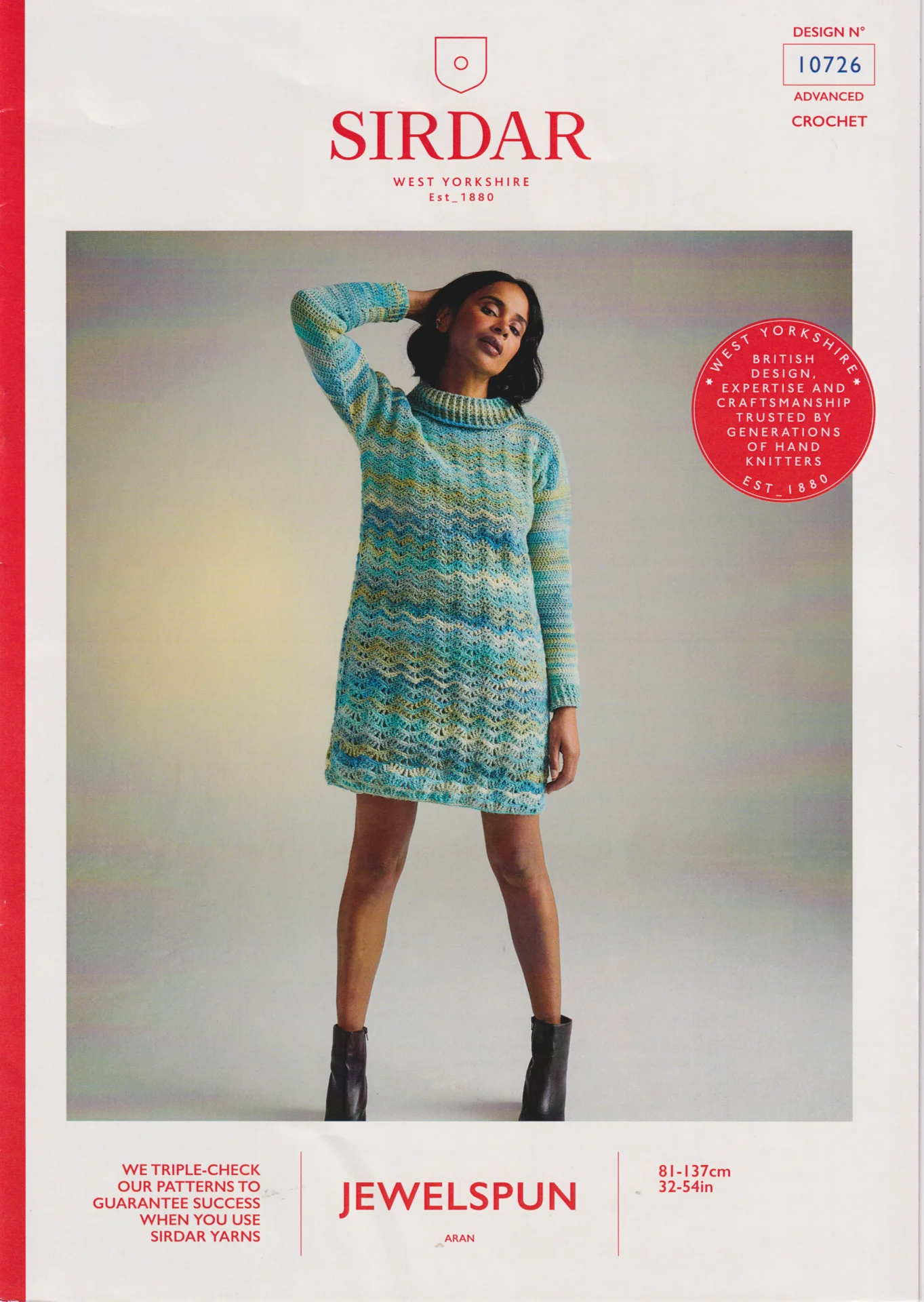 Sirdar Jewel Aran 10726 Sdress