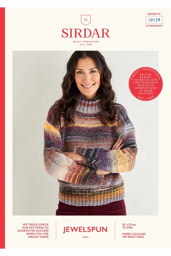 Sirdar Jewels Aran 10139 Jumper