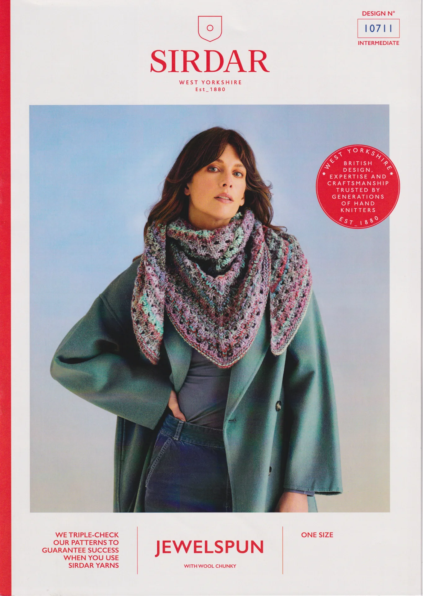 Sirdar Jewelspun with Wool Chunky Patterns 10711 Ponch