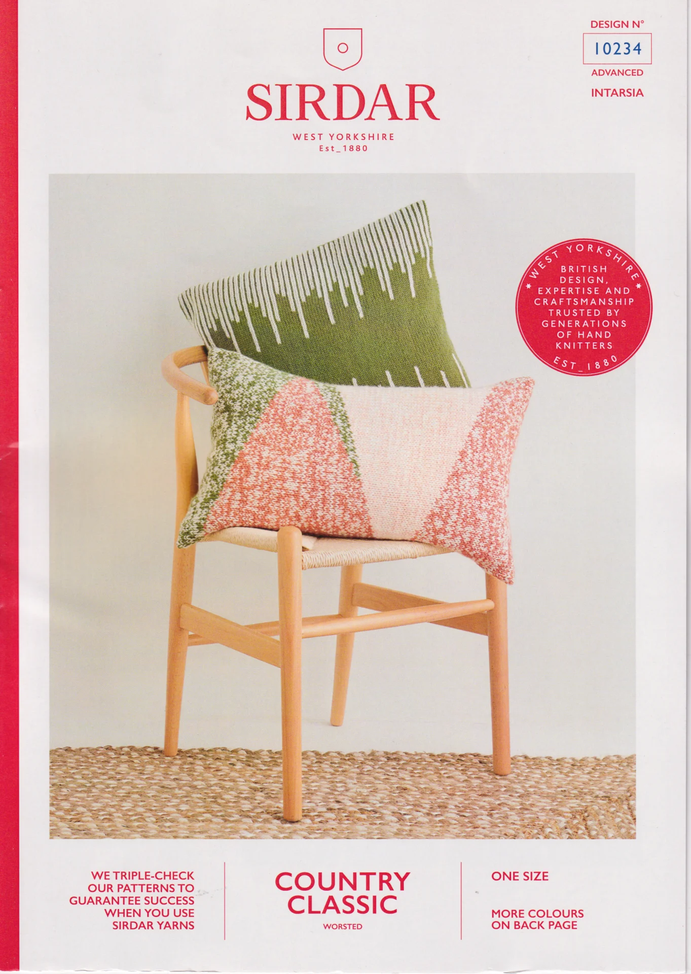 Sirdar Pattern 10234 10 Ply Cushion
