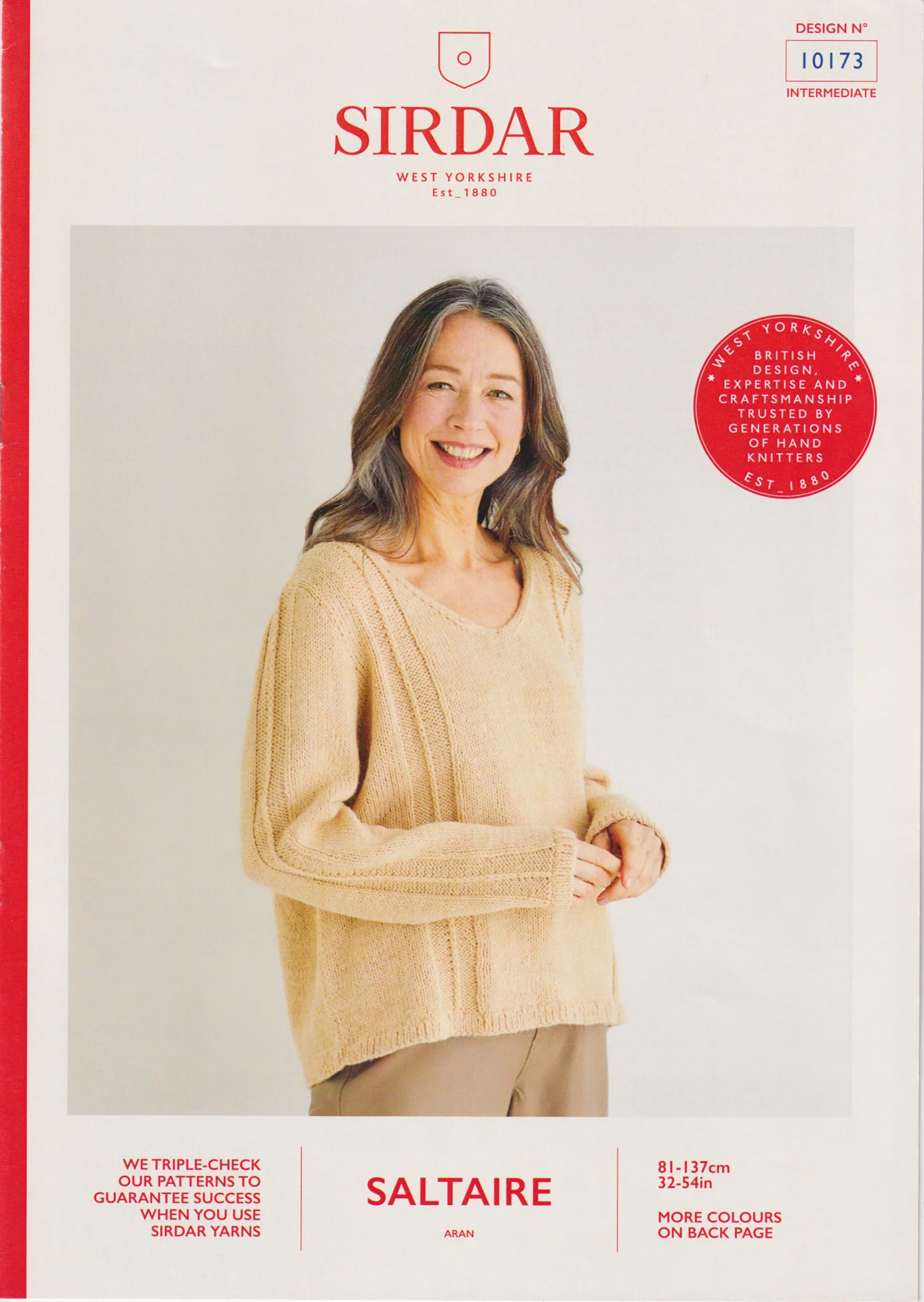 Sirdar Saltaire Patterns 10173 Jumper