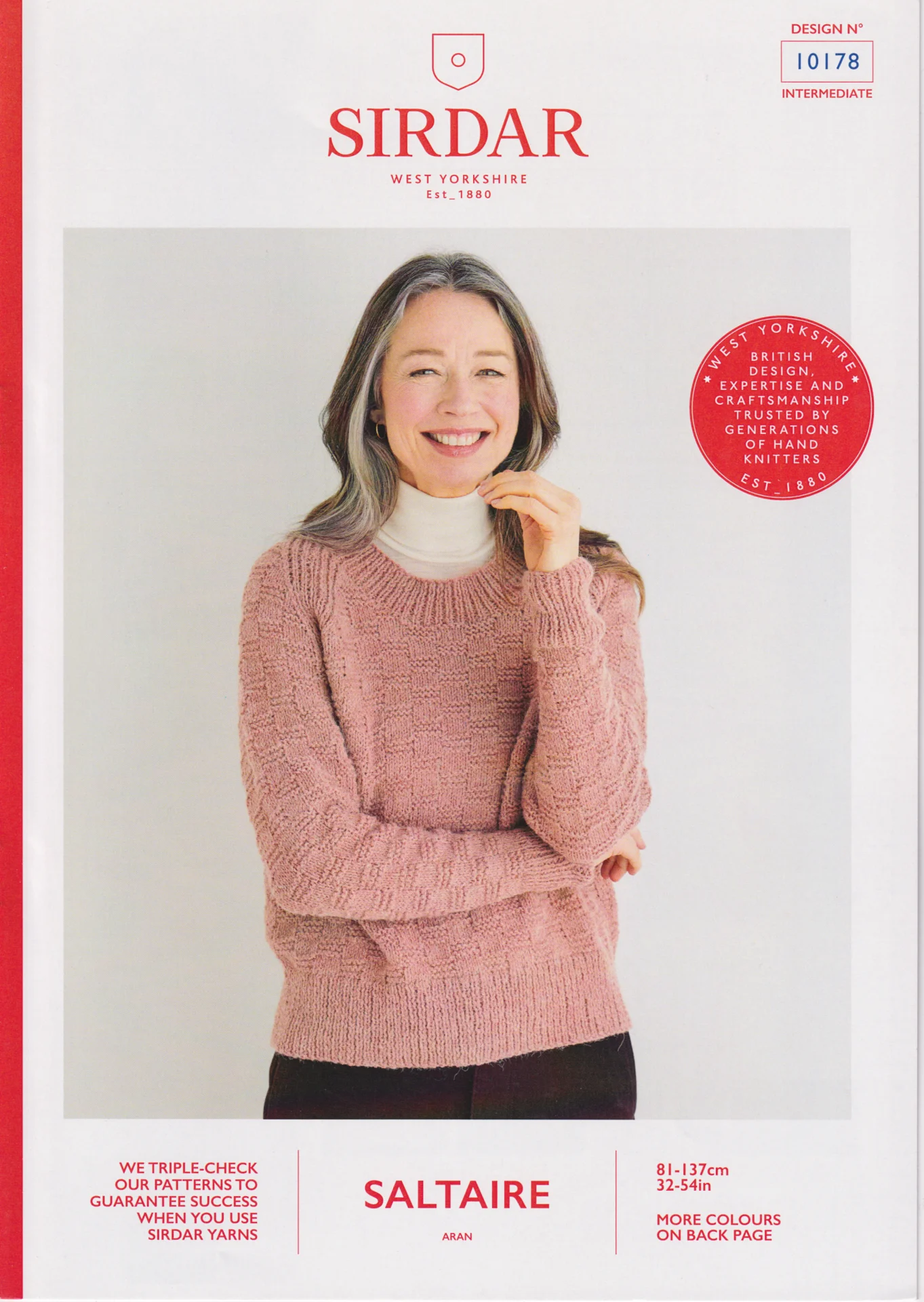 Sirdar Saltaire Patterns 10178 Jumper