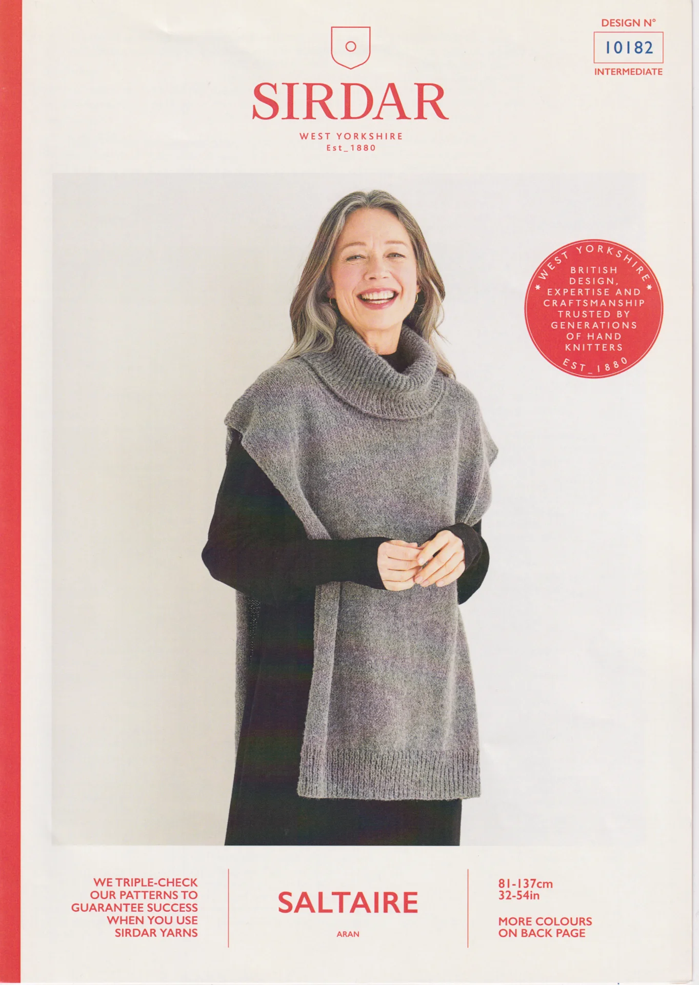 Sirdar Saltaire Patterns 10182 Tunic