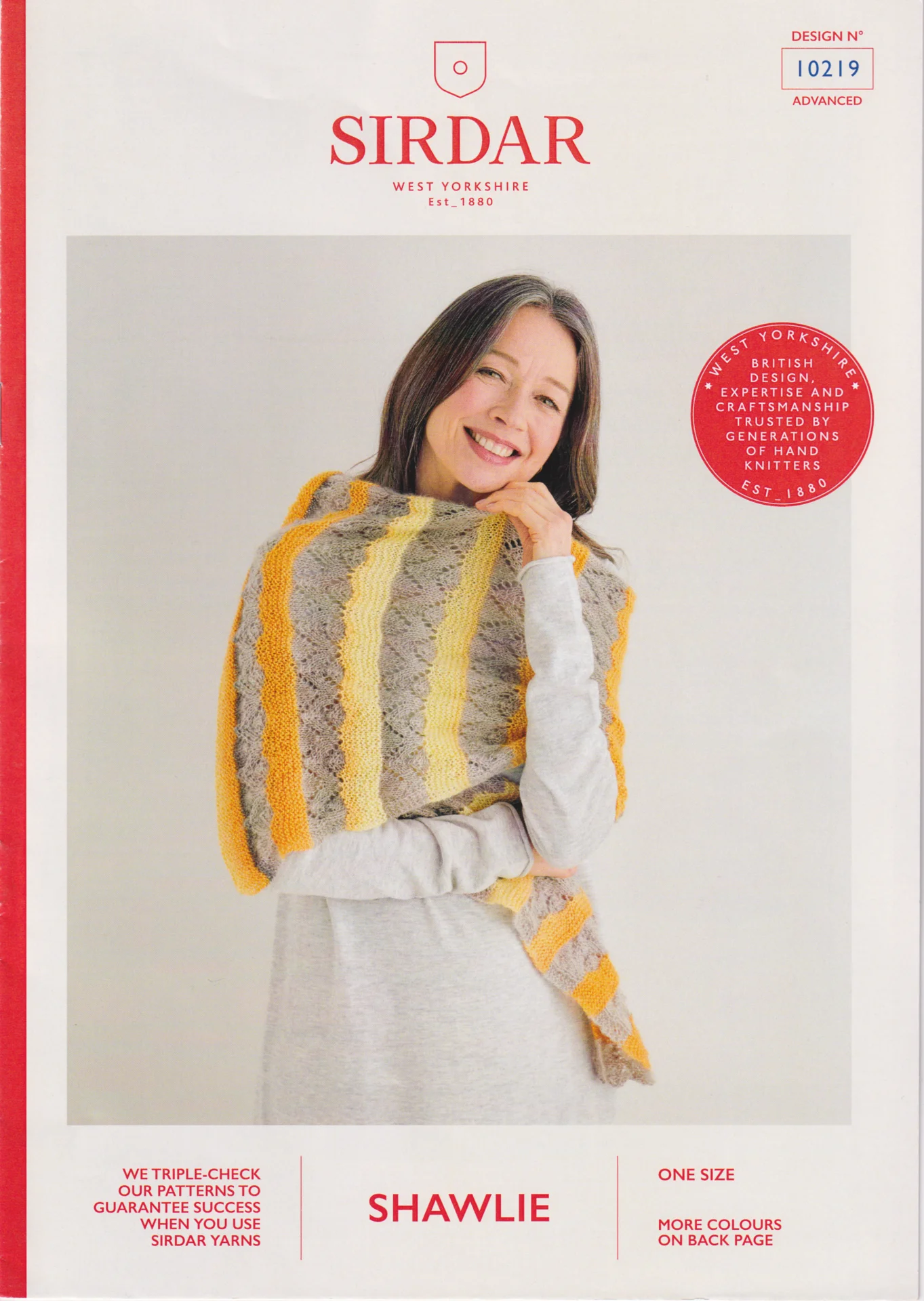 Sirdar Shawlie Pattern 10219 Lacey Wrap