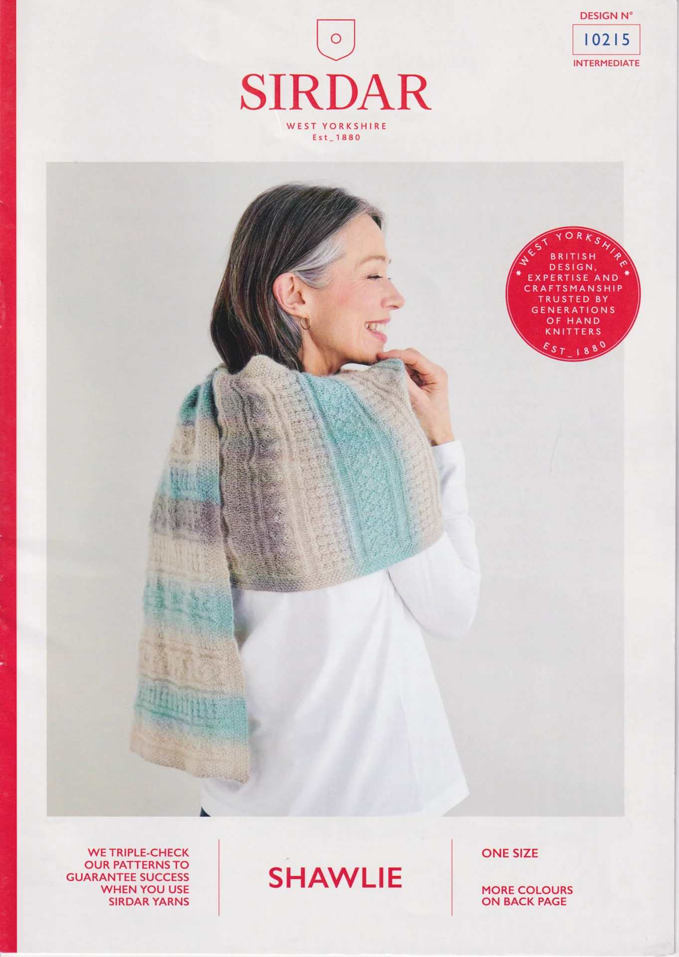 Sirdar Shawlie Patterns 10215 Long Scarf