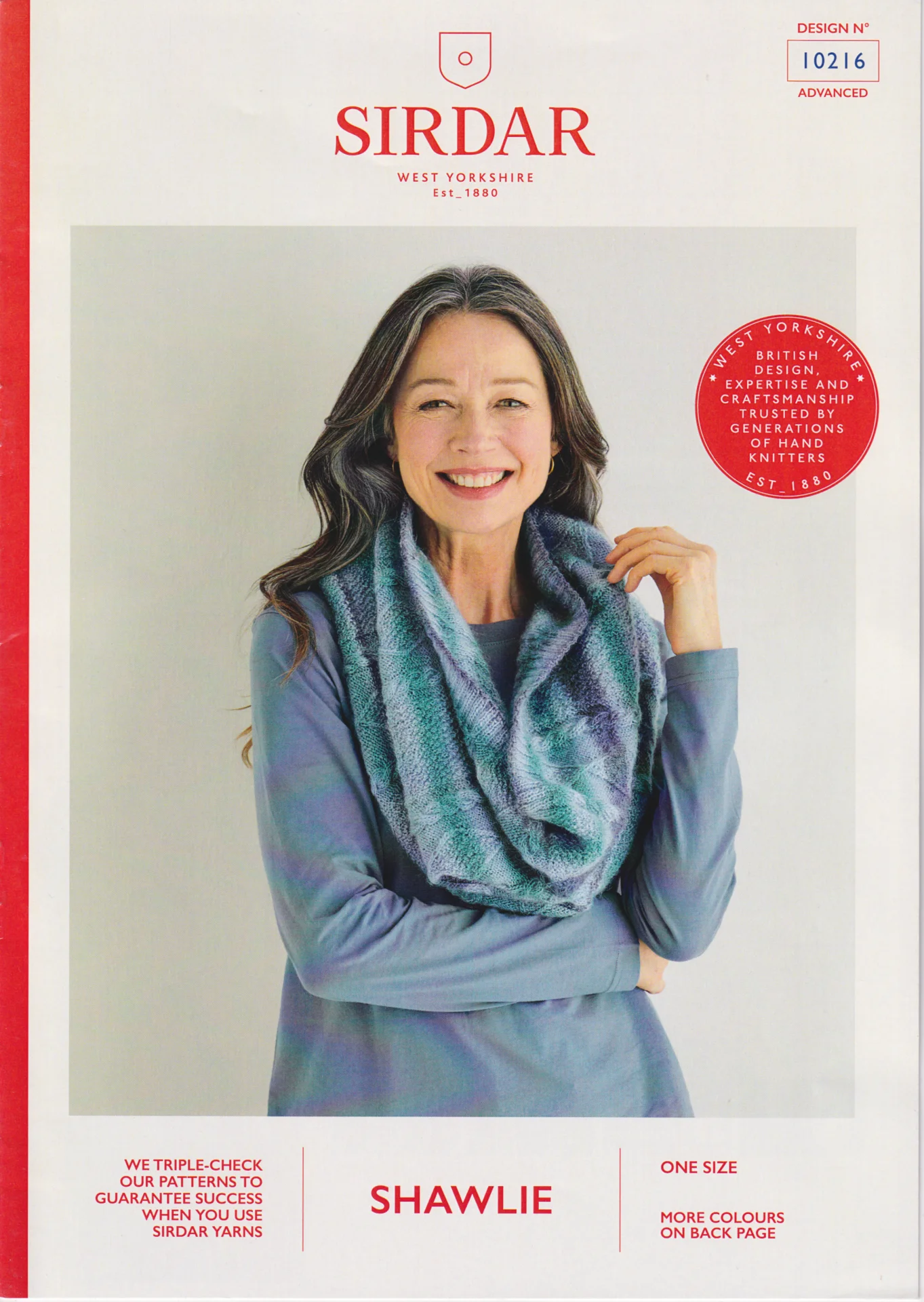 Sirdar Shawlie Patterns 10216r Round Scarf