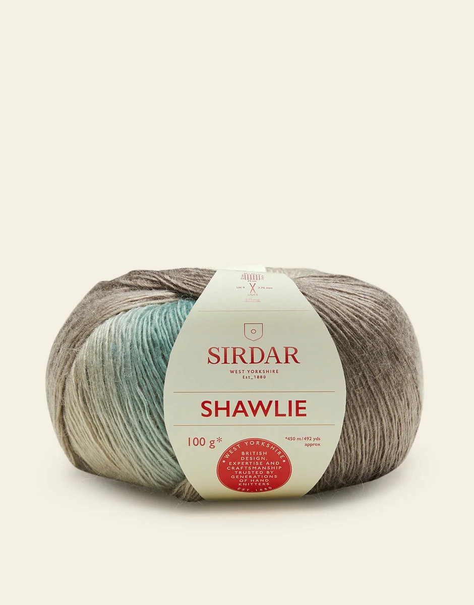 Sirdar Shawlie Patterns 205 Delphinium