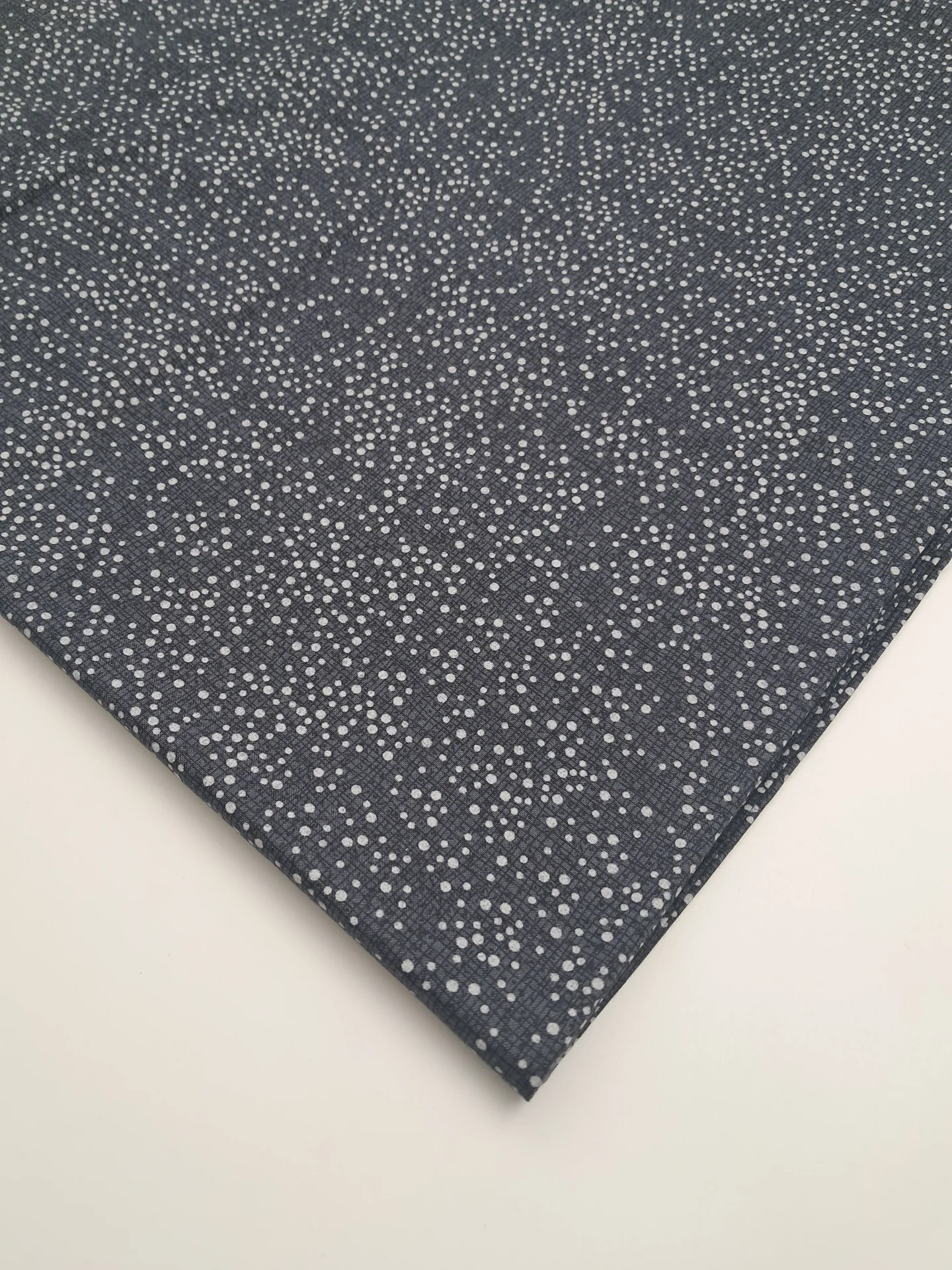 Spots Dotty Thatched Soft Black