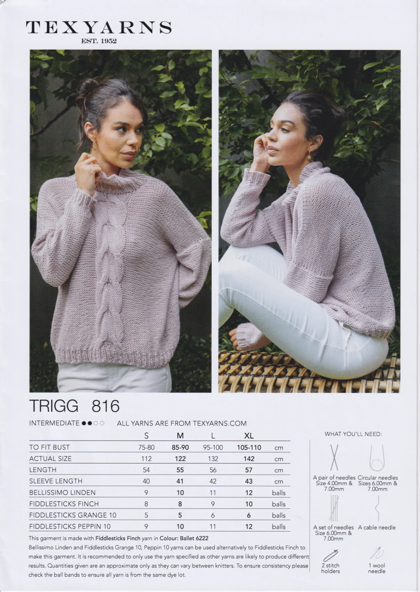 Texyarns 816 Trigg Finch 10 Ply