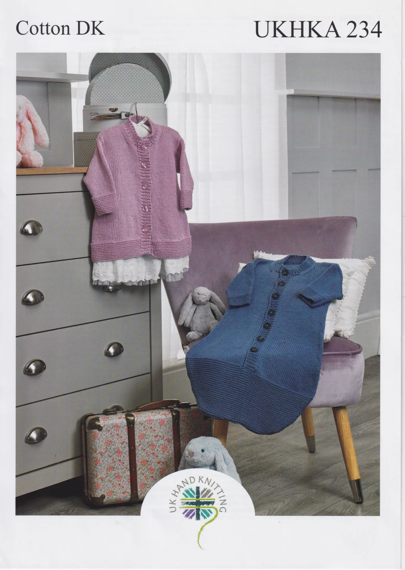 UKHKA Pattern 234 Cotton Dk Baby Coat and Sleeping Bag