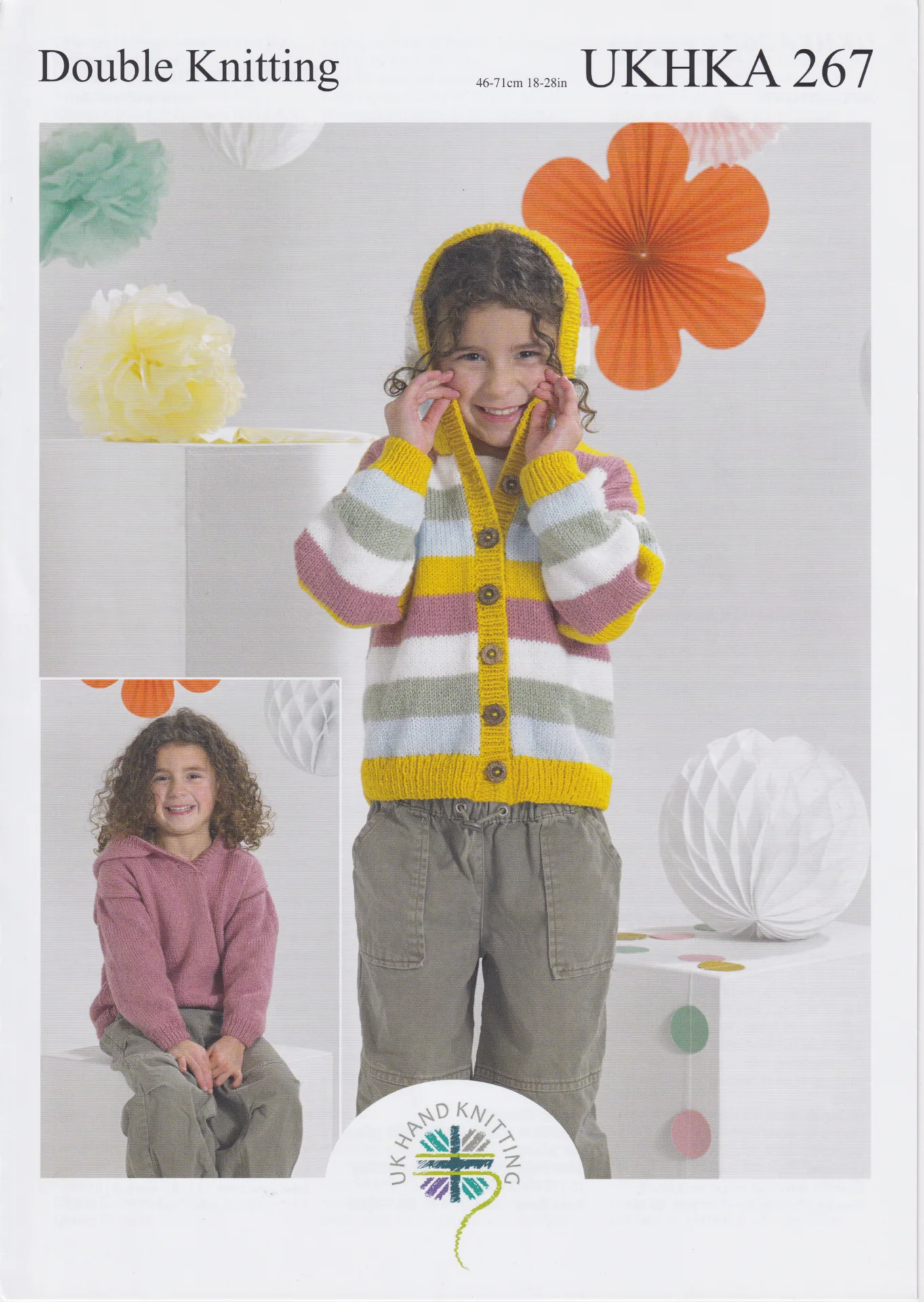 UKHKA Pattern 267 Kids Sweater and Cardigan