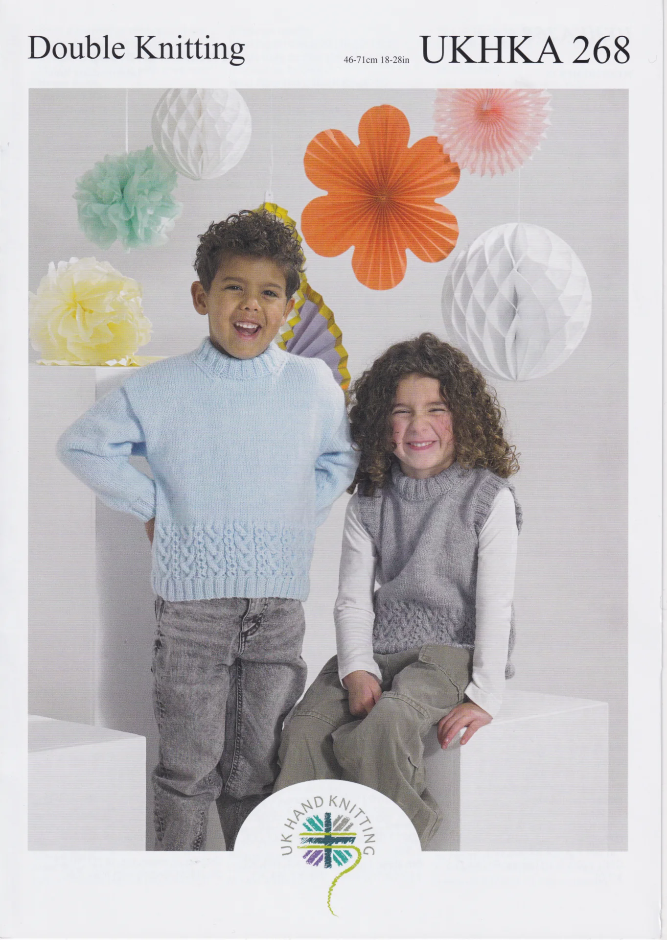 Ukhka Pattern 268 Kids Vest Sweater