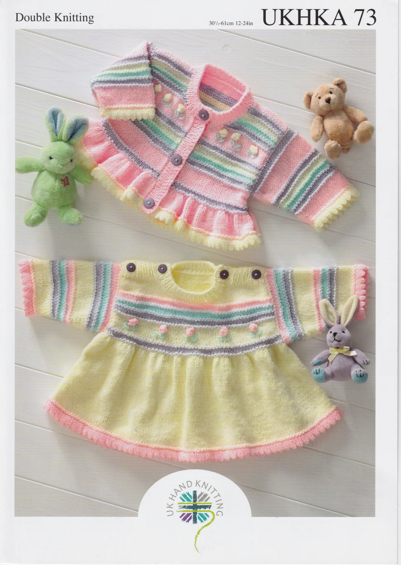 UKHKA Pattern 73 8 Ply Dress Cardigan