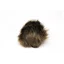 Fake Fur Pom Pom 45mm Col 8 Brown Black