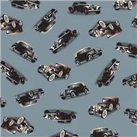Vintage Cars Grey 2171