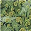 Quilt Backing Koru Fronds Green