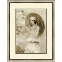 Xstitch Kit 1434 Sepia Lady Umbre