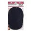 Elbow Patches Faux Leather Navy