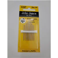 John James Needles Embroidery Crewels Size 3/ 9