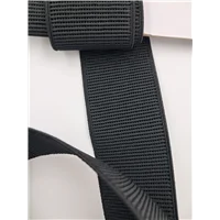 Elastic Non Roll 50mm Black