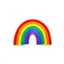 Motif Iron On Rainbow 6978 - photo 2