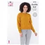 King Cole Pattern 5710 8 Ply Ladies Sweater and Cardigan - photo 1