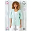 King Cole Pattern 5876 8 Ply Ladies Button up Top and Cardigan Crocheted - photo 2