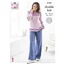 King Cole Pattern 6164 8 Ply Ladies Jumper Knitted In The Round - photo 1