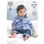 King Cole Pattern 4200 8 Ply Babies Cardigans - photo 1