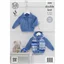King Cole Pattern 4200 8 Ply Babies Cardigans - photo 2