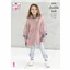 King Cole Pattern 5476 8 Ply Girls Poncho