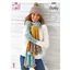 King Cole Pattern 5889 12 Ply Scarf, Wrap, Hat and Hand Warmers Set - photo 1