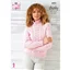 King Cole Pattern 5893 12 Ply Ladies Raglan Sweater and Cardigan - photo 1