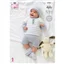 King Cole Pattern 5981 4 Ply Babies Sweater, Pants, Hat and Bootees - photo 1