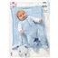 King Cole Pattern 5983 4 Ply Babies Dungarees, Jacket, Bootees and Blanket - photo 1