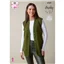 King Cole Pattern 6269 14 Ply Ladies Capped Sleeve Cardigan and Waistcoat - photo 1