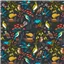 Kiwiana 82260 Birdsong 104 Forest Grey