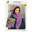 Countrywide Pattern P197 Aran 10 Ply Hooded Scarf