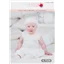 Crucci Pattern ILKL 102 4 Ply Baby V-Neck Rib Vest, Hat and Bootees