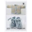Lana Gross Pattern 0107 Infant Jacket Booties 5 Ply