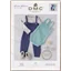 DMC Pattern Baby Cotton 7113 Dungarees