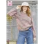 King Cole Pattern 6311 10 Ply Ladies Jumper