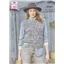 King Cole Pattern 6309 10 Ply Ladies Vest