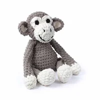 The Knitty Critters Collection Crochet Kit Charlie Chimp